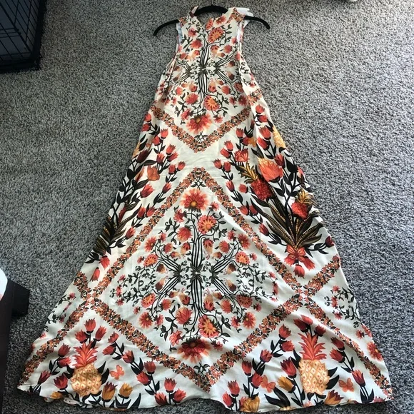 Farm Rio Floral Halter Maxi Dress - Small - Picture 9 of 9